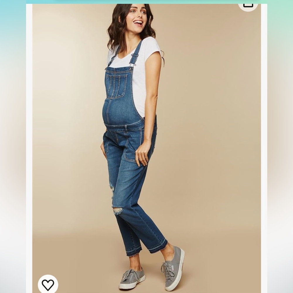Indigo Blue Maternity Overalls